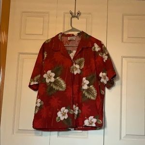 Floral button down